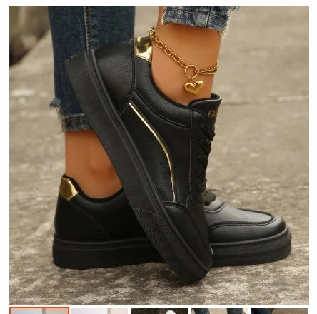 Hot Sell Women Shoes Ladies Casual Shoes Bling Skateboard Sneakers For Women Tennis Walking Shoes Casual Shoes For Deals