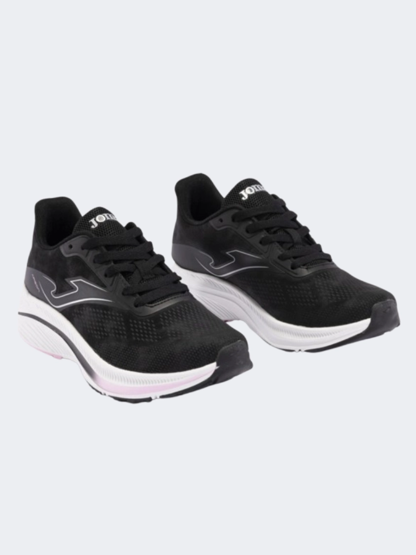 Lightest Running Shoes Joma Argon Women Running Shoes Black/White/Pink