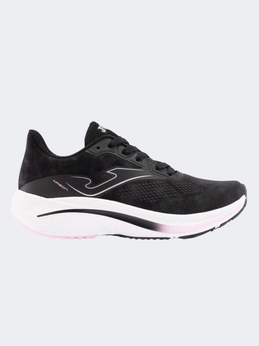 Support Running Shoes Joma Argon Women Running Shoes Black/White/Pink