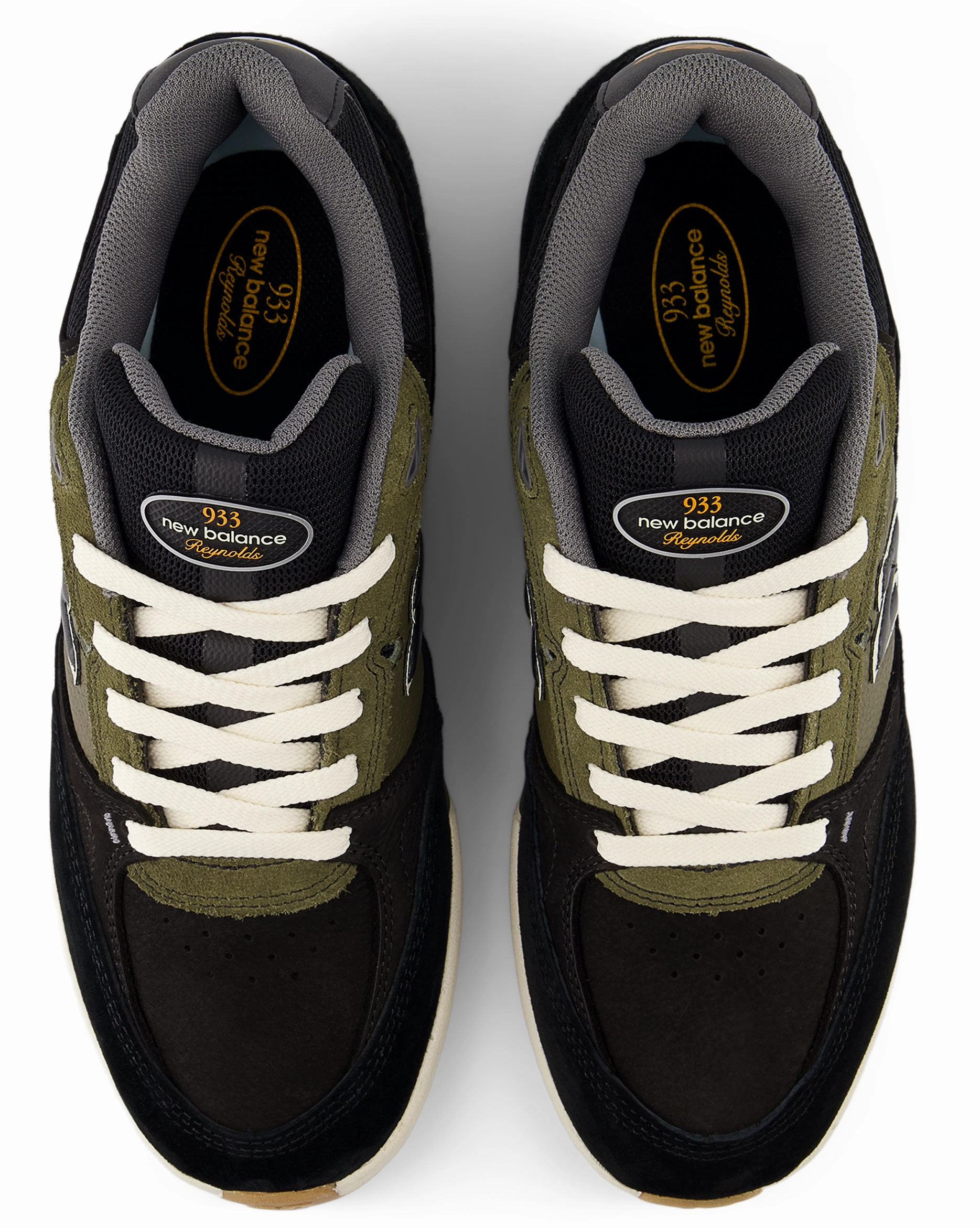 Grey New Balance Cleats New Balance - Numeric Andrew Reynolds 933 Shoes | Black Olive