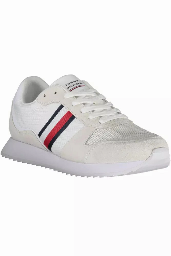 Sneakers 2024 Tommy Hilfiger Eco-Conscious White Sneakers With Logo Accent