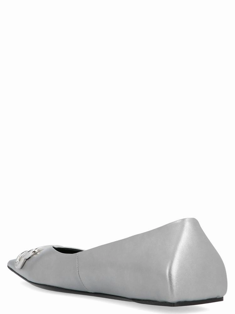 Balenciaga Square Knife BB Flat Shoes Floral Flats Shoes