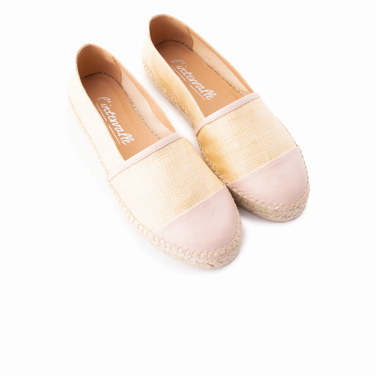 Flats Best Walking Shoes Laura Nude Rafia