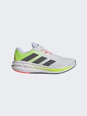 Adidas Baseball Shoes Adidas Questar 3 Men Running Shoes White/Grey/Lemon