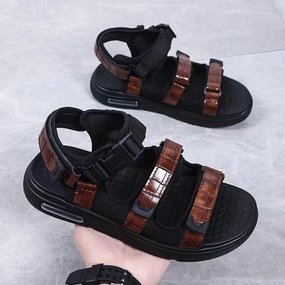 Evening Shoes Leather soft sole casual men's sandals