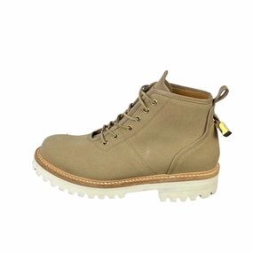 Buscemi Mens Lotta Boot Tortora Canvas Boots SAMPLE Dm Boots