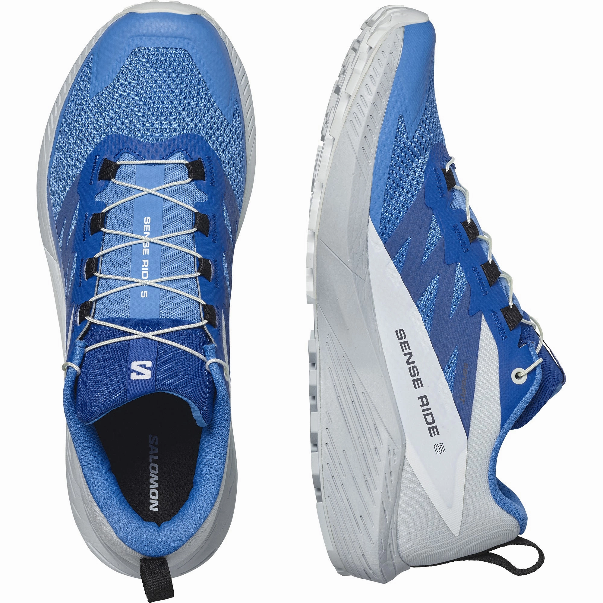 Trail Rated Shoes SENSE RIDE 5 Men Trail Running Shoes in Ibiza Blue / Lapis Blue / White