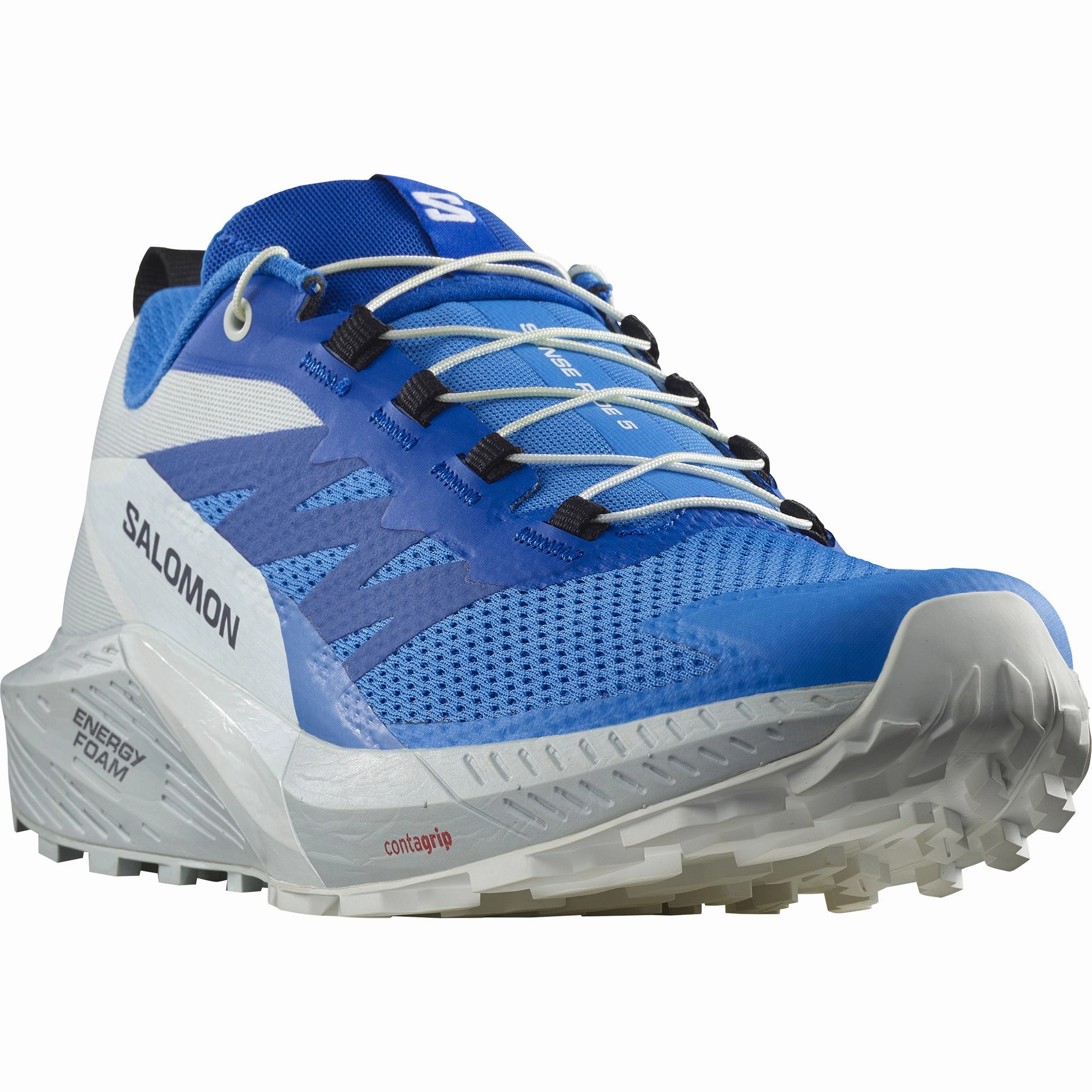 SENSE RIDE 5 Men Trail Running Shoes in Ibiza Blue / Lapis Blue / White Wide Width Trail Running Shoes