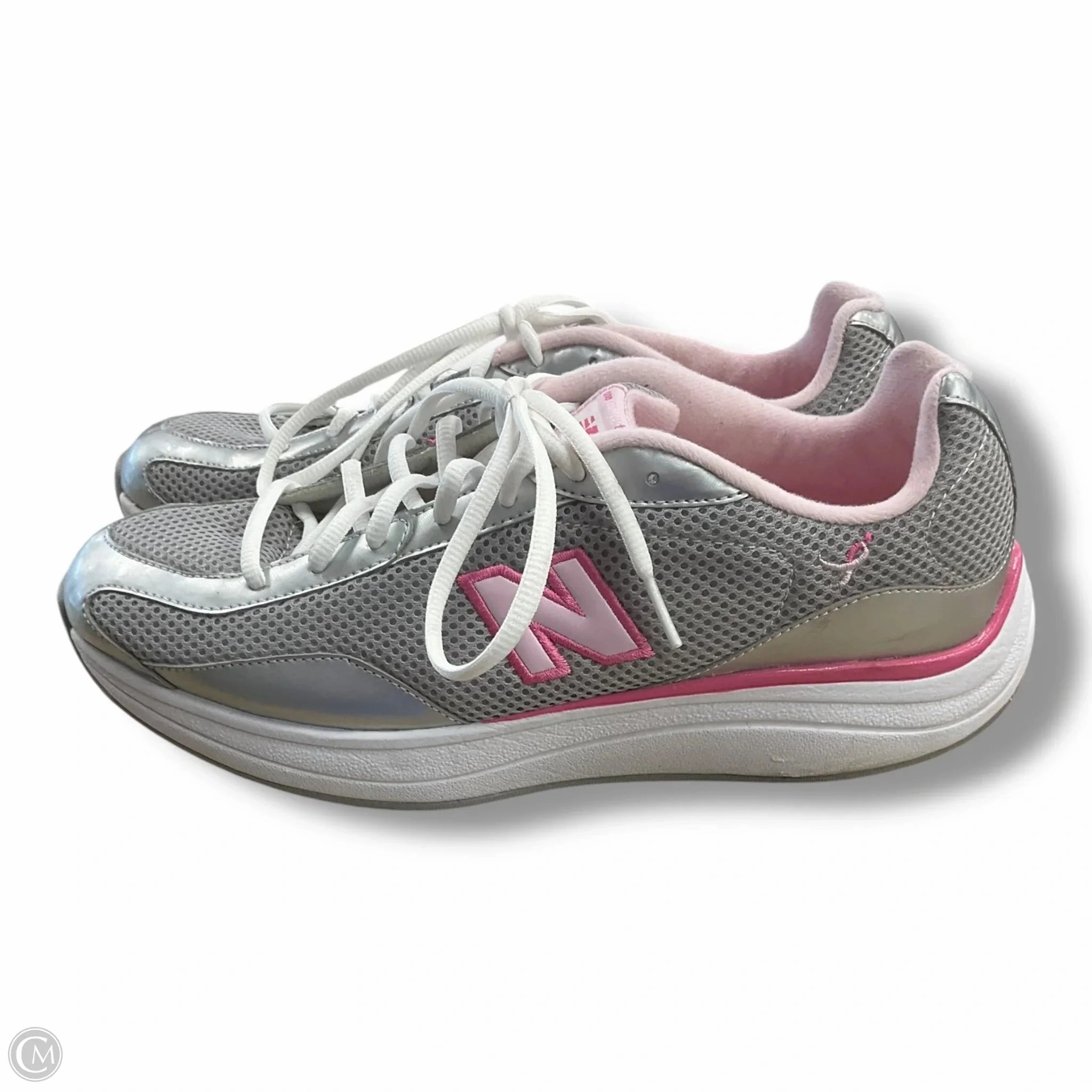 New Balance 530 White Brown Shoes Sneakers By New Balance In Grey & Pink, Size: 11