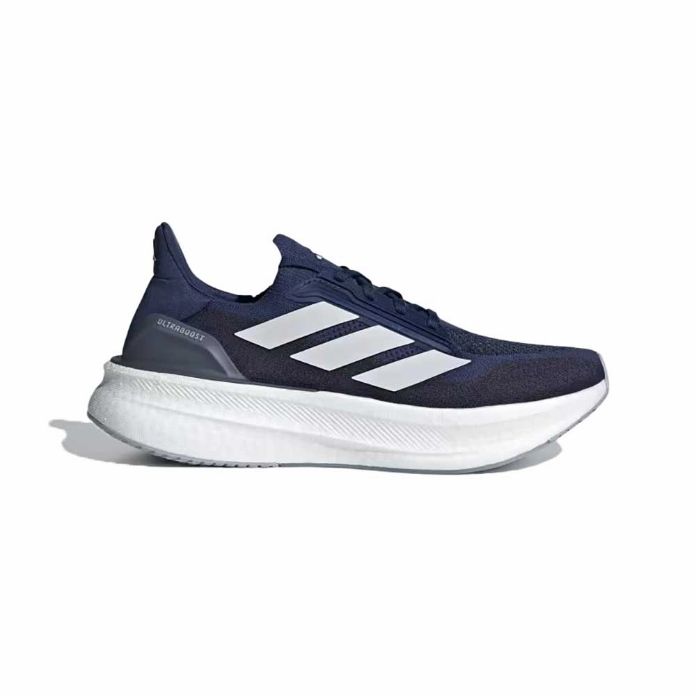 Adidas Hiking Shoes Men's Ultraboost 5X Running Shoe - Dark Blue/Cloud White/Halo Silver - Regular (D)
