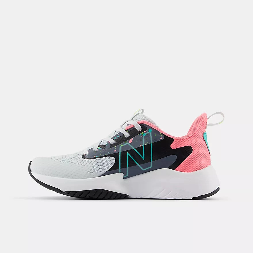 Fig New Balance 327 New Balance Quartz Grey Rave Run Youth Sneaker