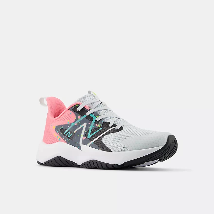 New Balance Quartz Grey Rave Run Youth Sneaker Womens New Balance 806