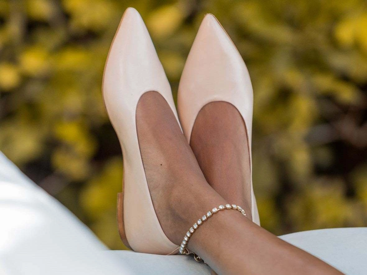 Lisbon 01 Beige Best Running Shoes Narrow Flat Feet