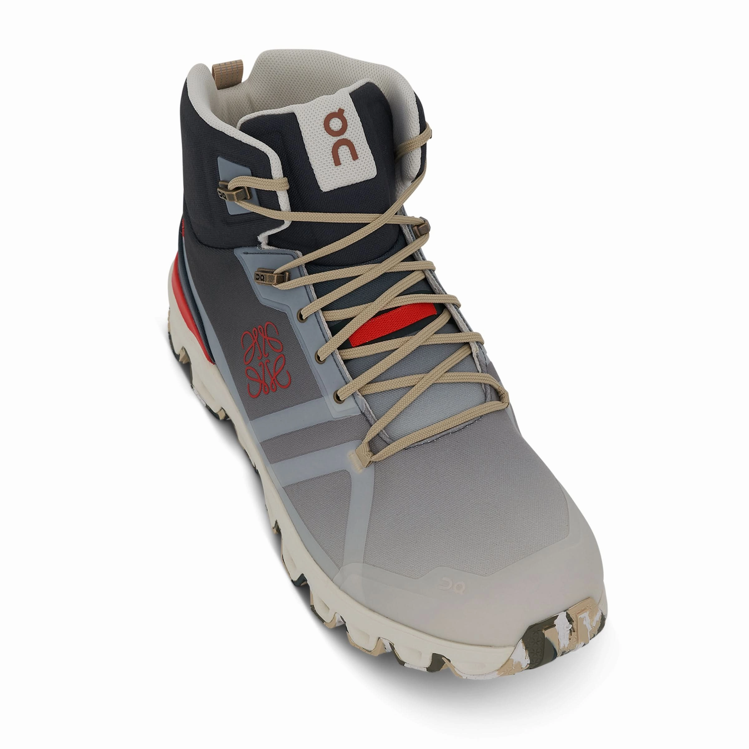 Loewe x ON Cloudrock High Sneaker in Gradient Khaki Best Fancy Sneakers