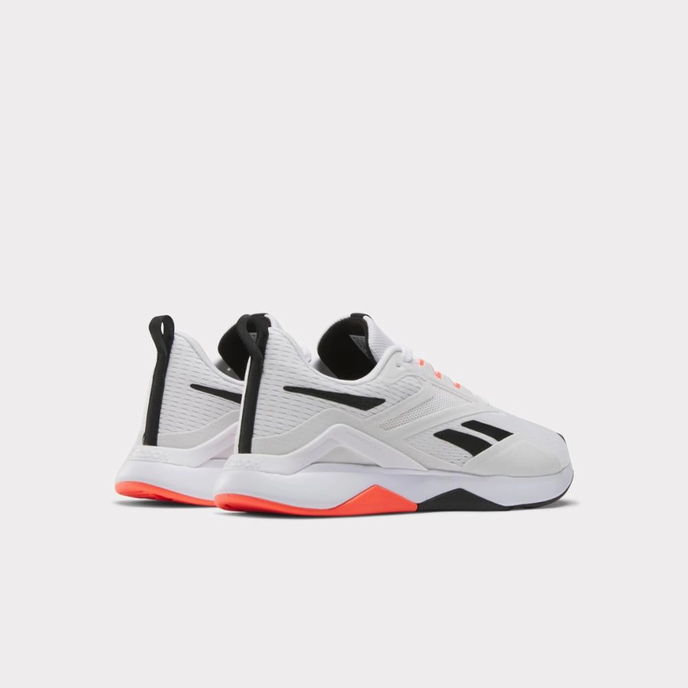 Reebok Reago Pulse Training Shoes Reebok Footwear Women NanoFlex TR 2.0 Training Shoes FTWWHT/CBLACK/ORGFLA
