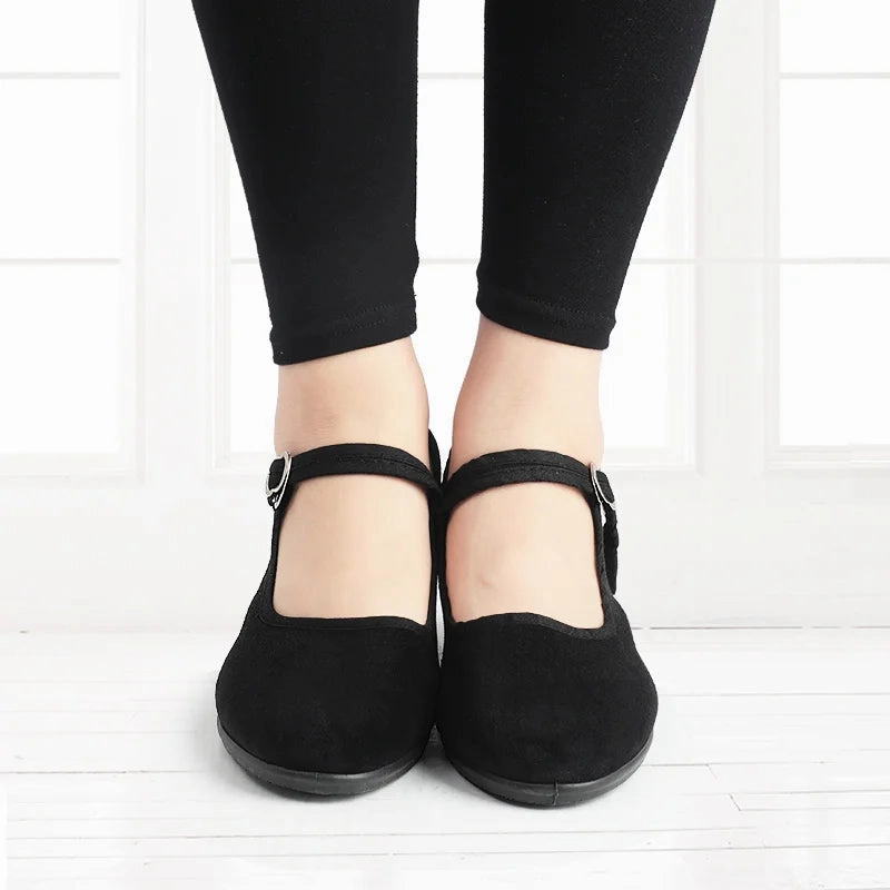 1980s Sneakers Low Heel Dance Pumps for Women  Comfortable & Versatile for Ballet, Latin & Ballroom