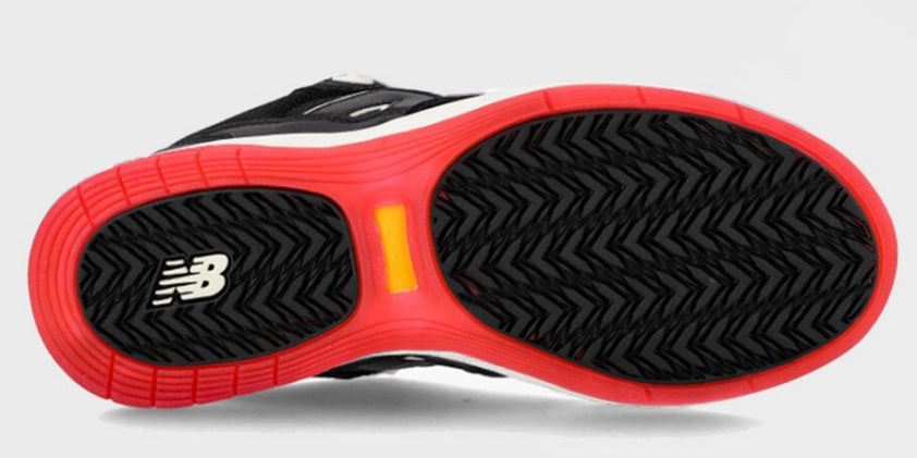 Dark Brown New Balance New Balance - Numeric Tiago Lemos 808 Shoes | Black Red