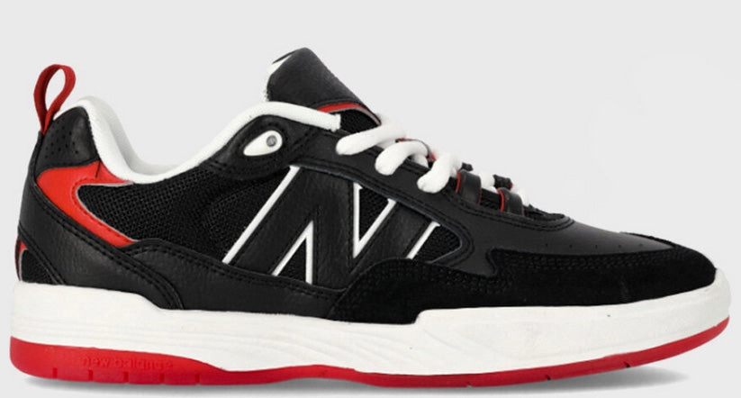 New Balance - Numeric Tiago Lemos 808 Shoes | Black Red New Balance Malbon Golf Shoes