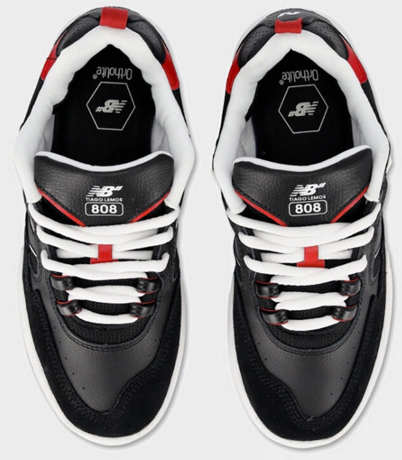 New Balance - Numeric Tiago Lemos 808 Shoes | Black Red Men's New Balance Maroon