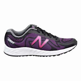 New Balance Arishi Big Kid's Running Shoes Black/Purple New Balance Factory Outlet Lawrence