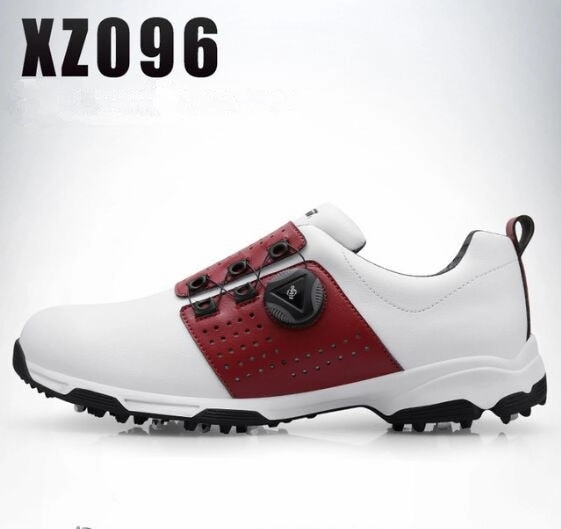 2019 Golf Shoes Men Waterproof Breathable Golf Shoes Rotating Knobs Buckle Slip Resistant Sports Sneakers Outdoor Golf Fj Golf Shoes