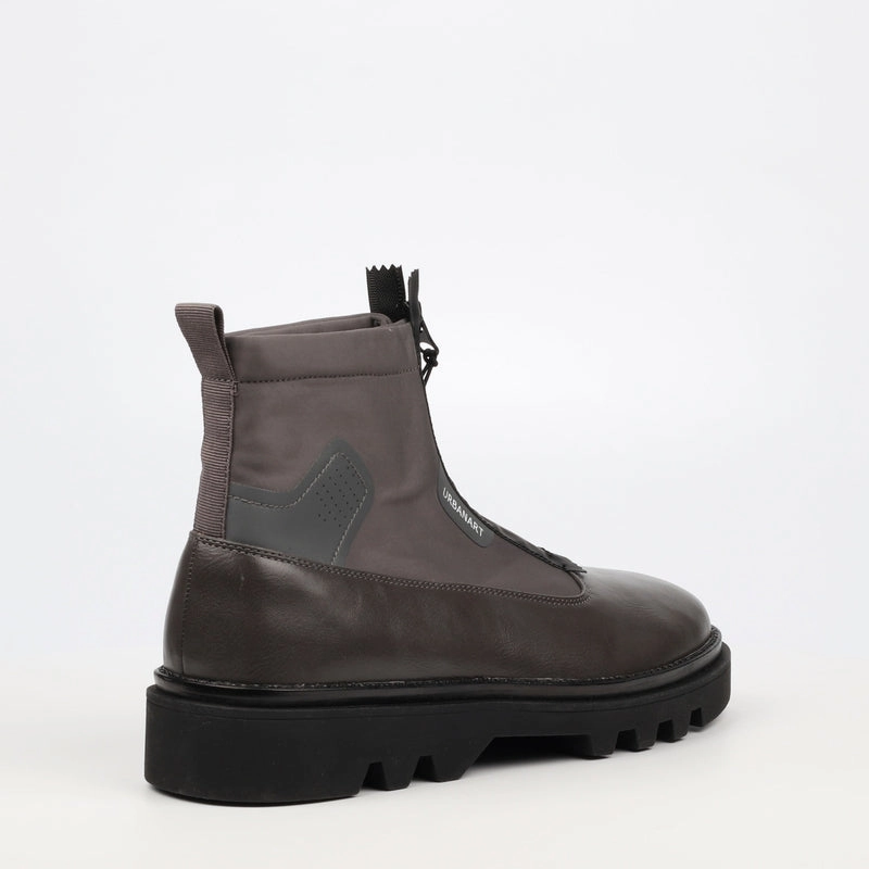 Silver Boots Mazerata Grey Mens Zip up Latest Fashion Boots