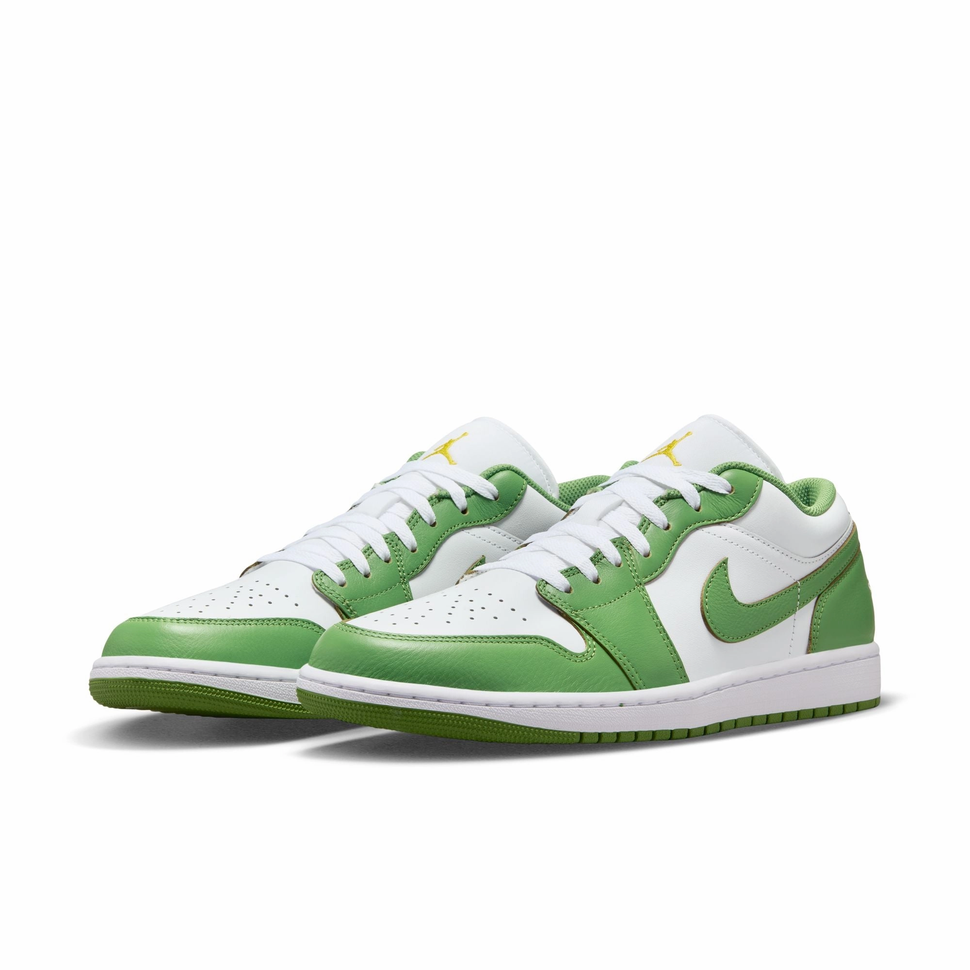 Jordan - Men - Air Jordan 1 Low SE - White/Green Asics Super Shoes