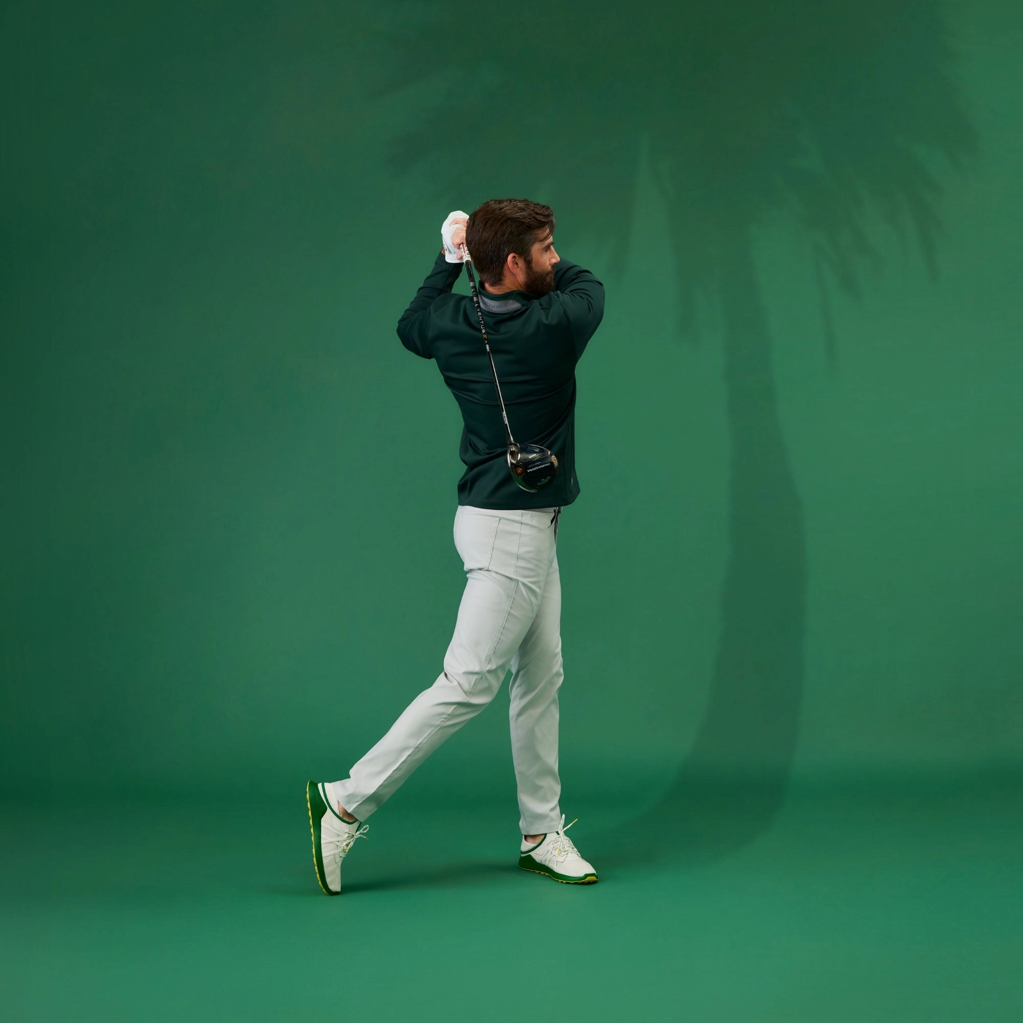 Manele - Bright White / Palm Sale Waterproof Golf