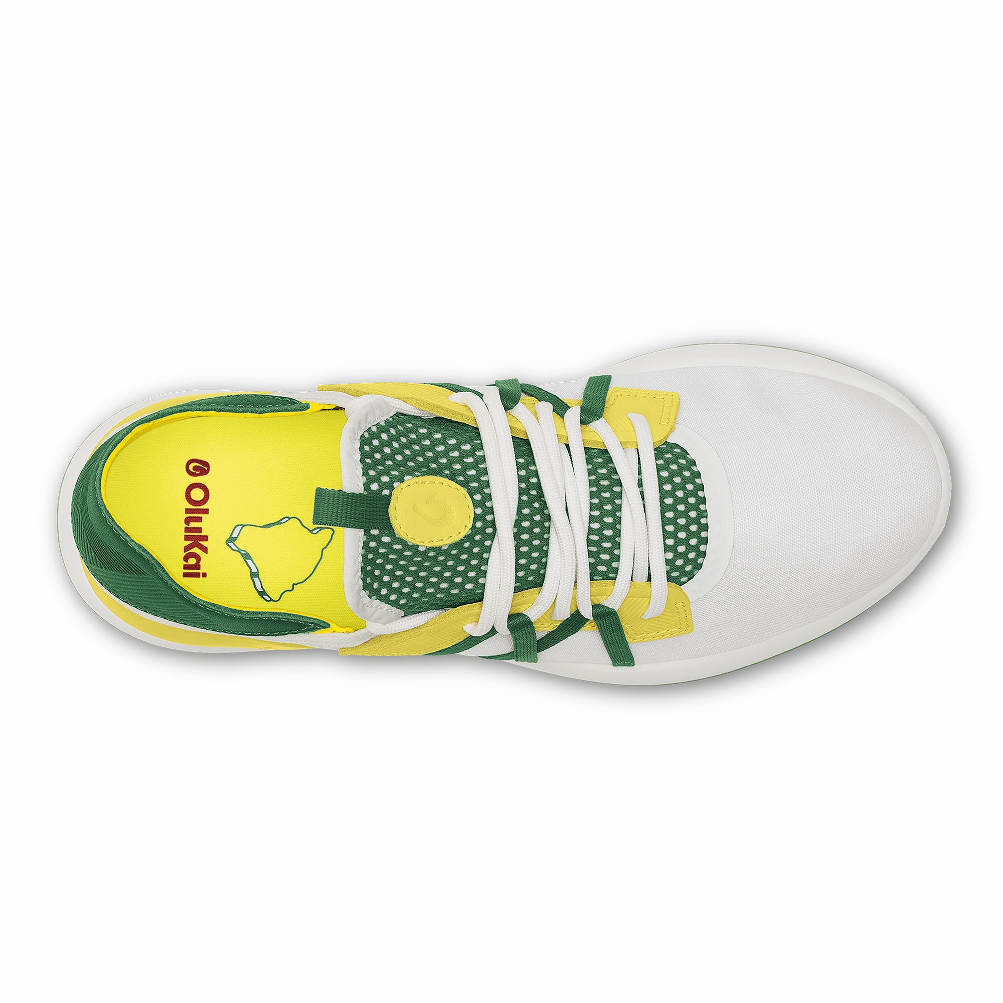 Golf Shoe Golf Gallivan2r Golf Shoe Gg Golf Manele - Bright White / Yellow Hibiscus