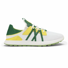 Manele - Bright White / Yellow Hibiscus Stan Smith Golf Shoe Top Rated Spikeless Golf