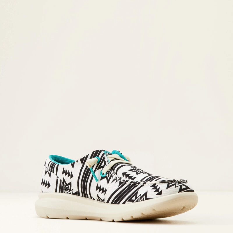 Ariat Women's Hilo Casual Shoe in Stark Southwest Jordan Cmft Low Casual Shoes