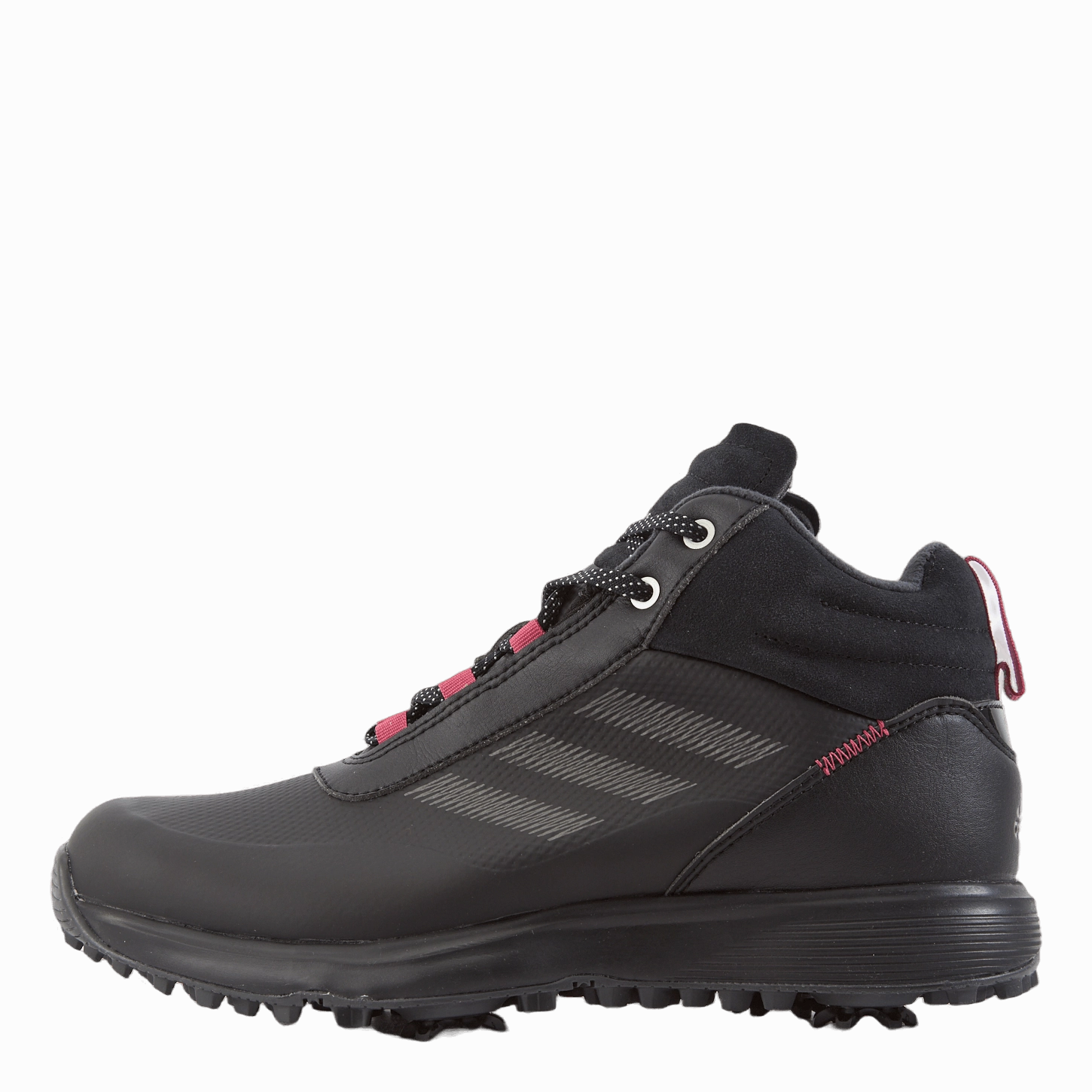 Adicross Golf Shoes S2G Mid-Cut Golf Shoes Core Black / Dark Silver Metallic / Wild Pink