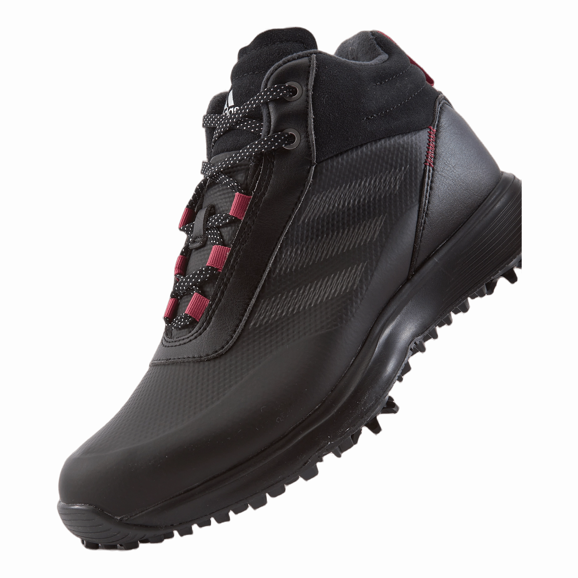 Wide Narrow Golf S2G Mid-Cut Golf Shoes Core Black / Dark Silver Metallic / Wild Pink