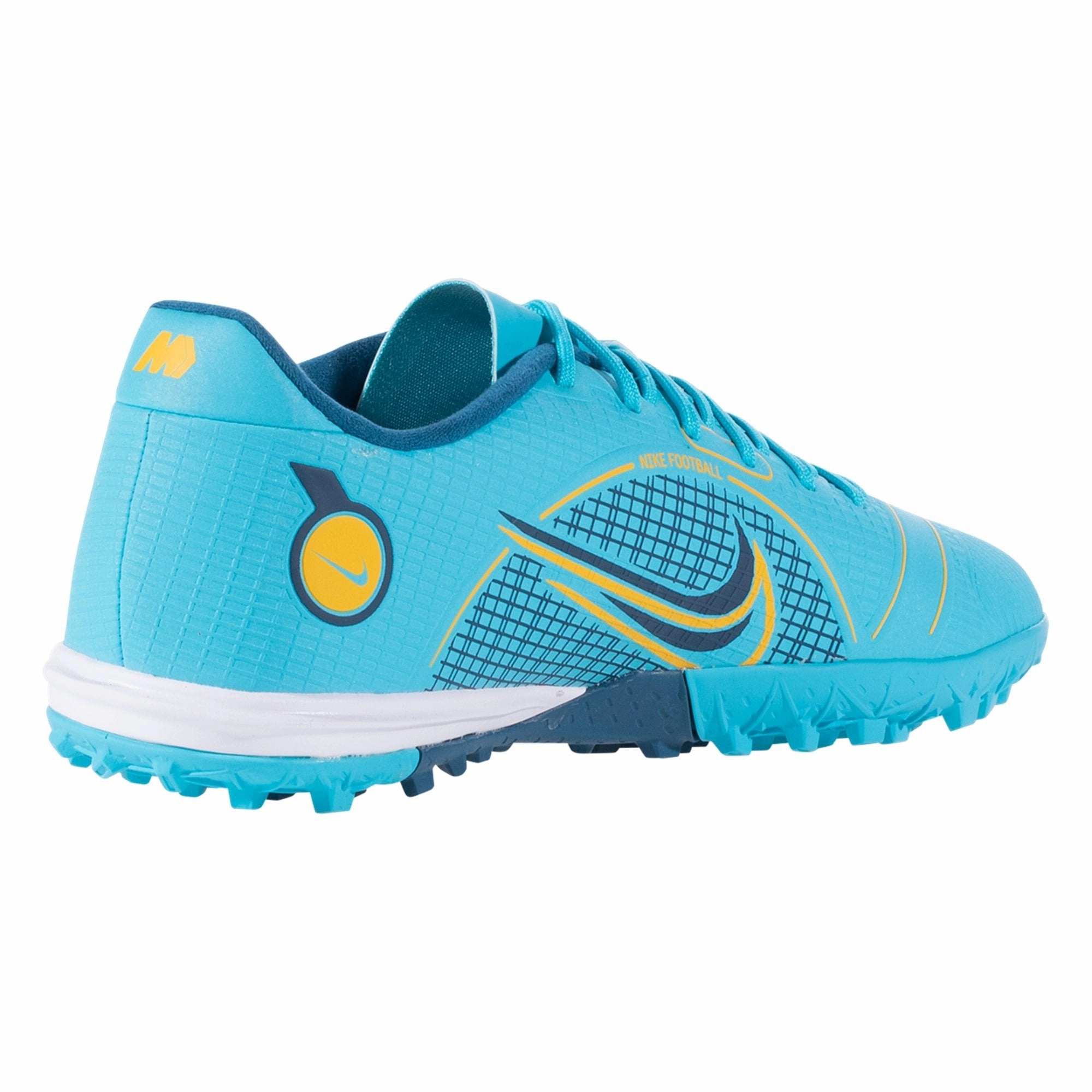 Nike Mercurial Vapor 14 Academy TF Turf Soccer Shoes - Chlorine Blue/Laser Orange/Marina Asics Overpronation Trail Shoes