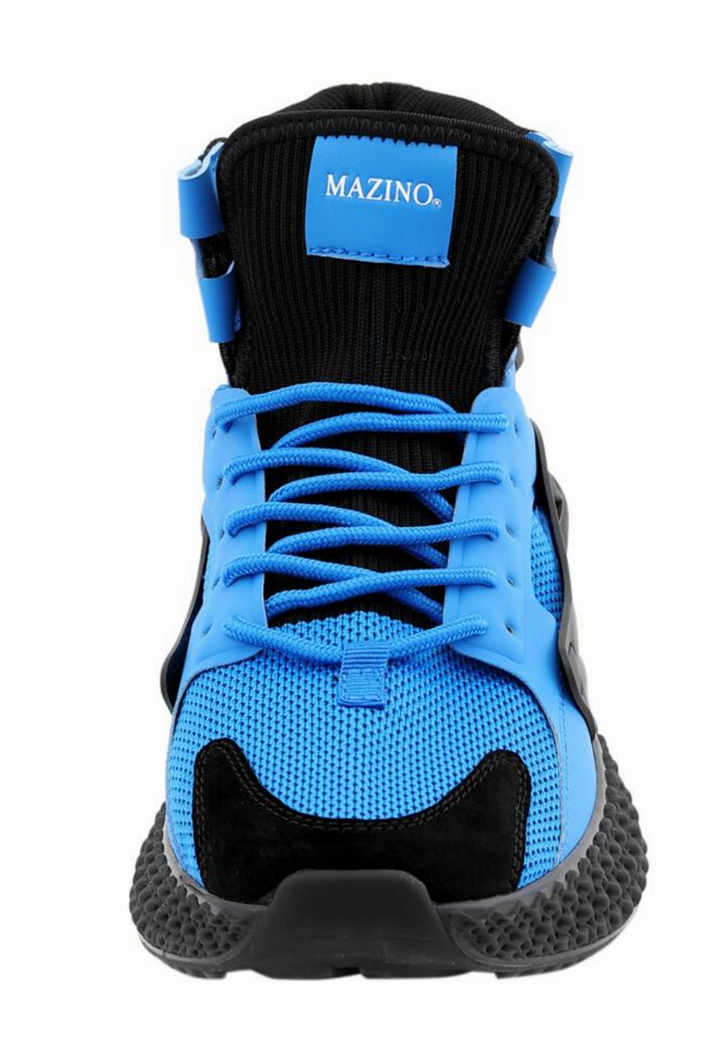 Mazino Aventurine Black Royal Blue Chunky High Top Sneakers - Men Nike Air Max 2090 Casual Shoes