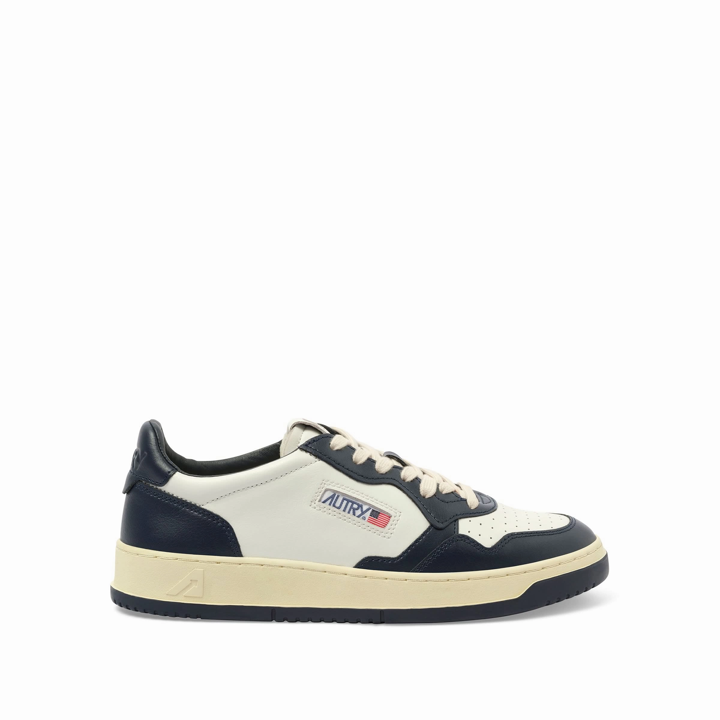Medalist Low Bicolour Sneakers in White/Blue Disney Sneakers