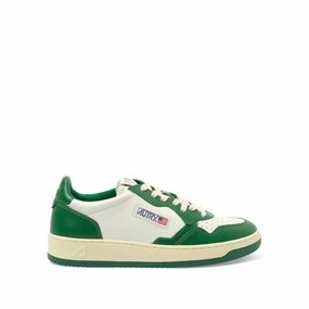 Sneakers Size 15 Medalist Low Bicolour Sneakers in White/Green