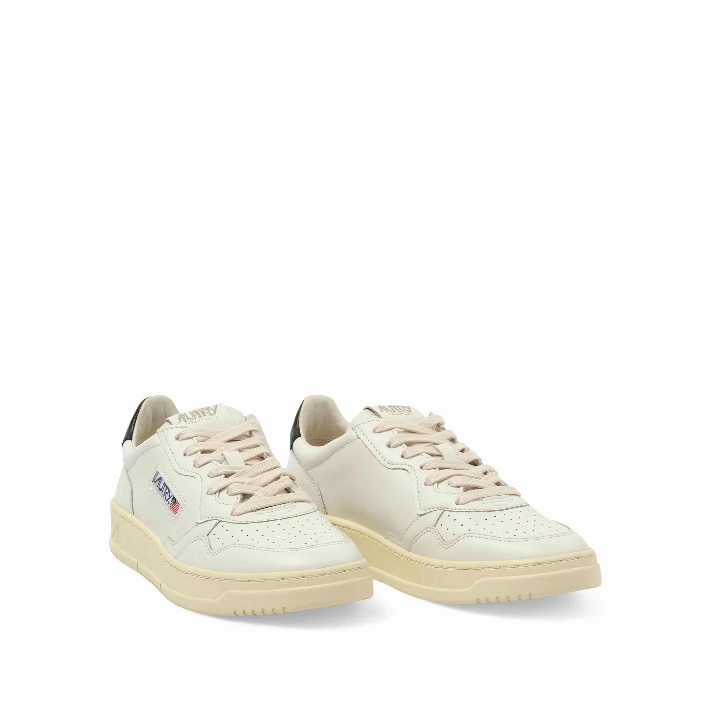 Medalist Low Sneakers in White/Black Stella Mccartney Sneakers