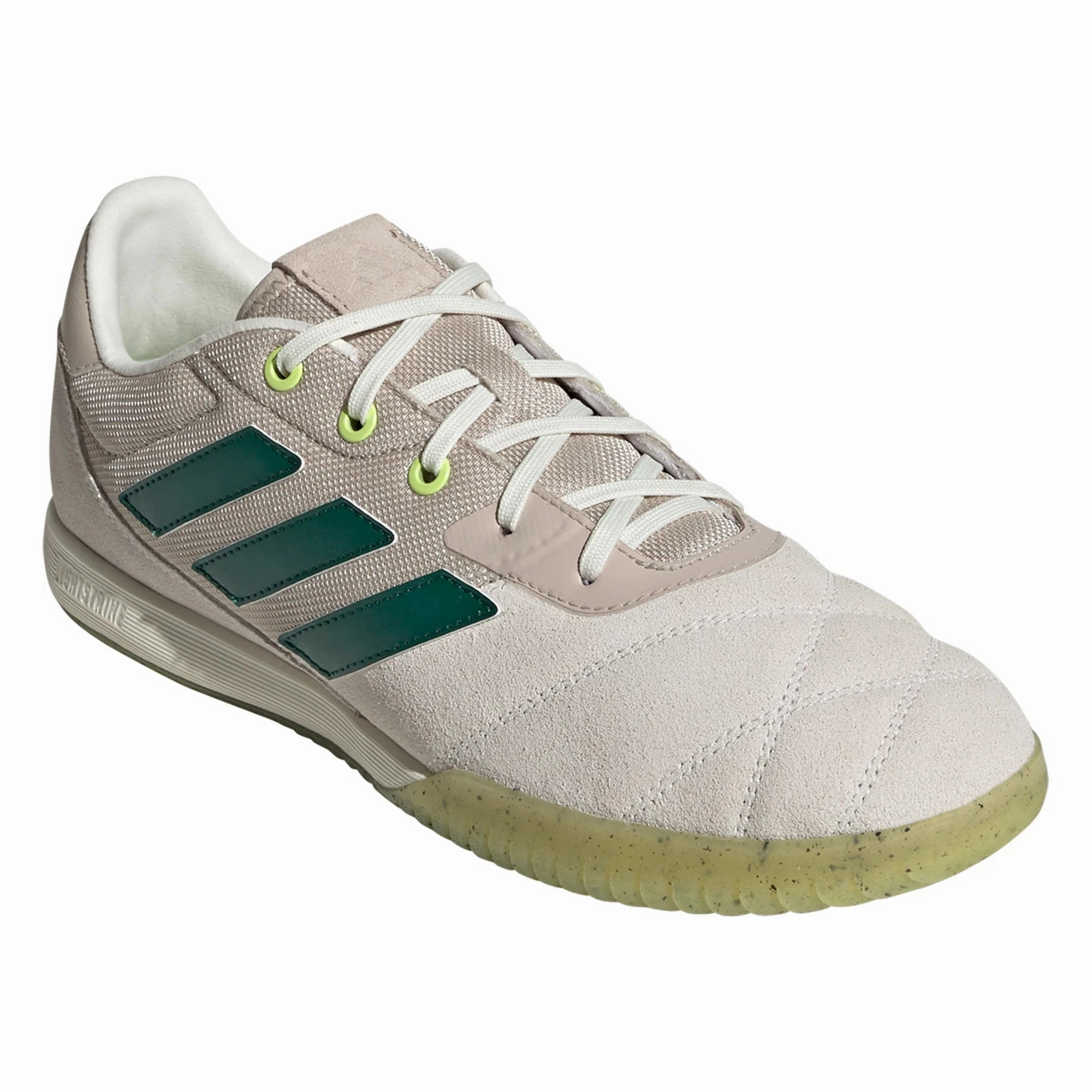 Adidas Shoes Ozelia adidas Copa Gloro IN Indoor Soccer Shoe - Off White/Collegiate Green/Pulse Lime
