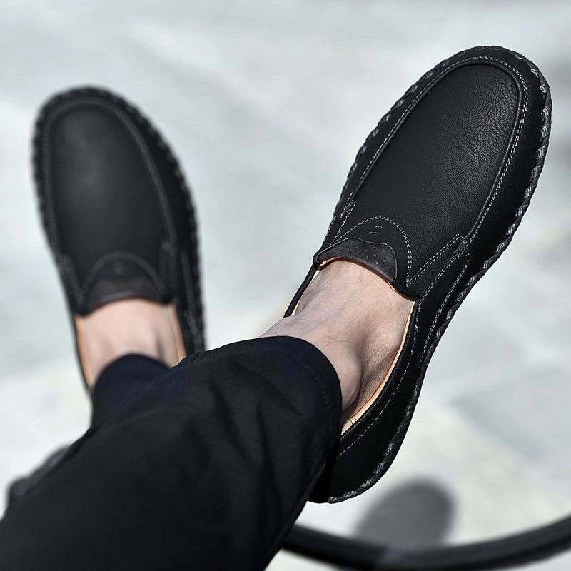 Brown And White Casual Shoes Men Casual Shoes Loafers Sneakers 2022 New Men Fashion Leather Comfortable Loafers Casual Shoes Zapa