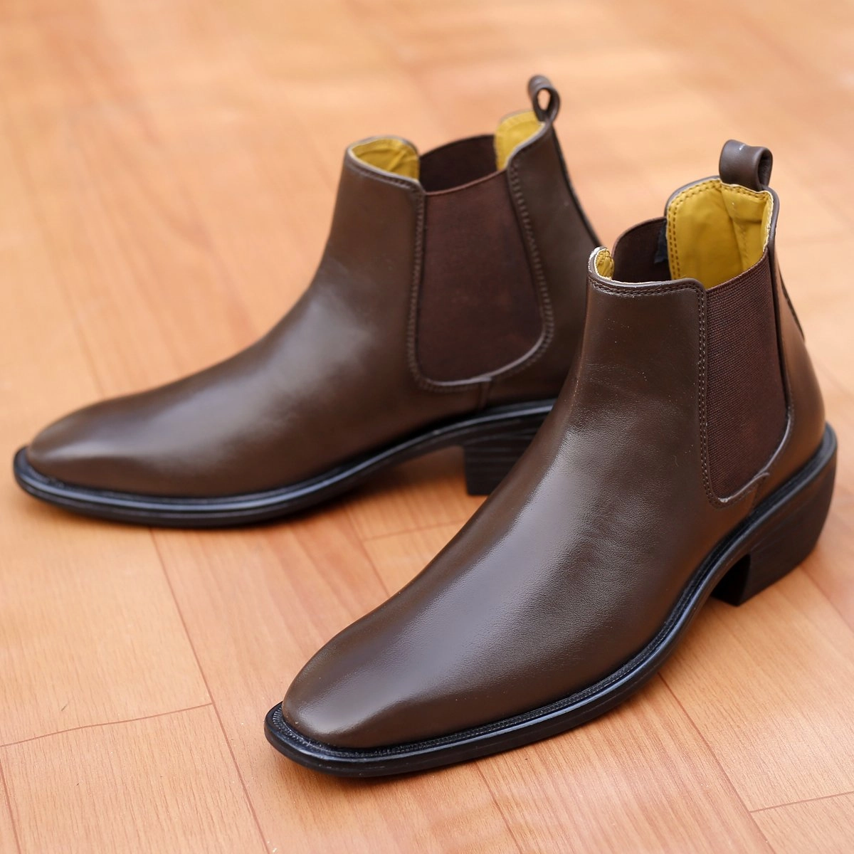 Dakota Boots Men's 2 Inch Hidden Height Increasing Fashionable Chelsea Boots