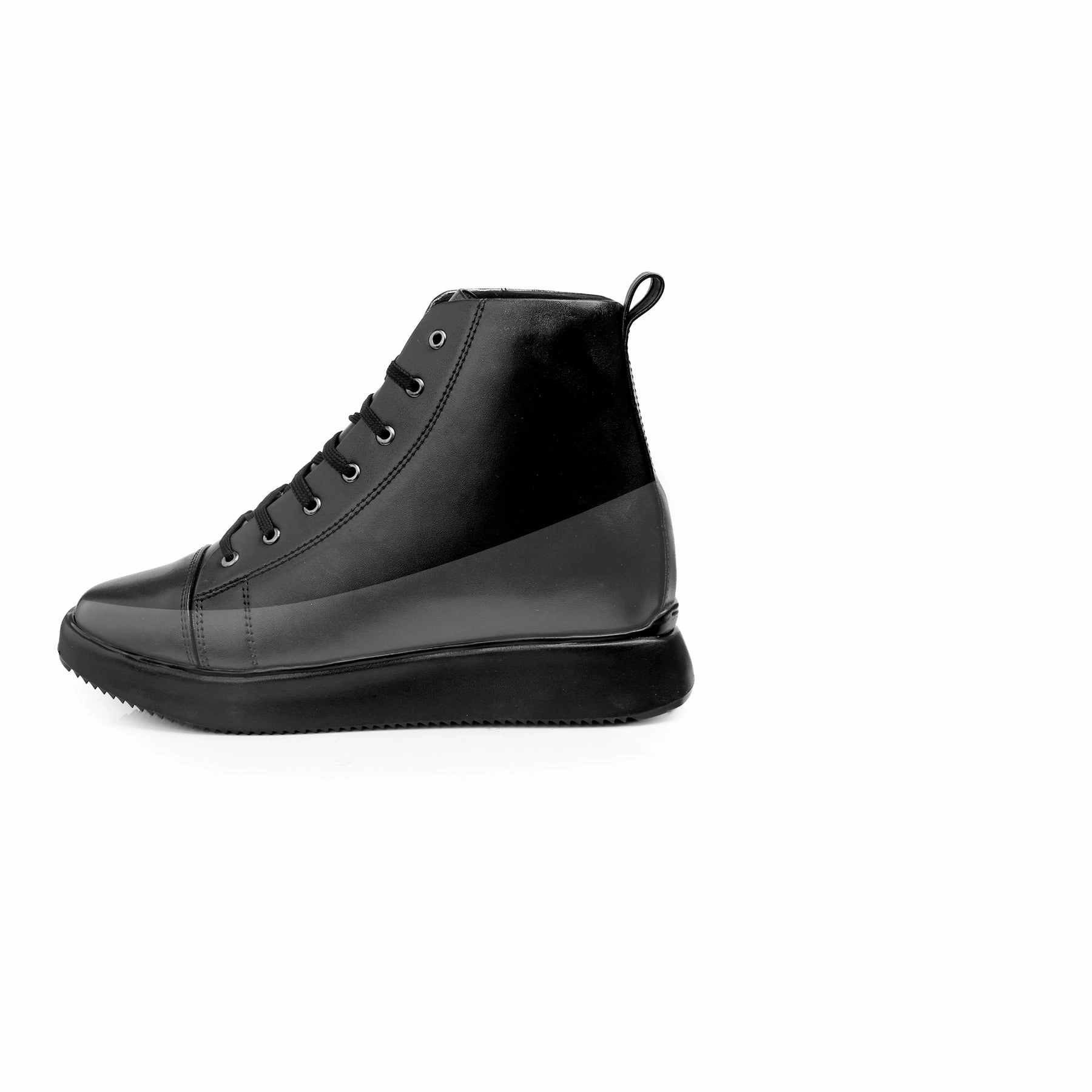 Men's 3.74 Inch (9.5CM) Hidden Height Increasing Boot High Heel Boots Knee