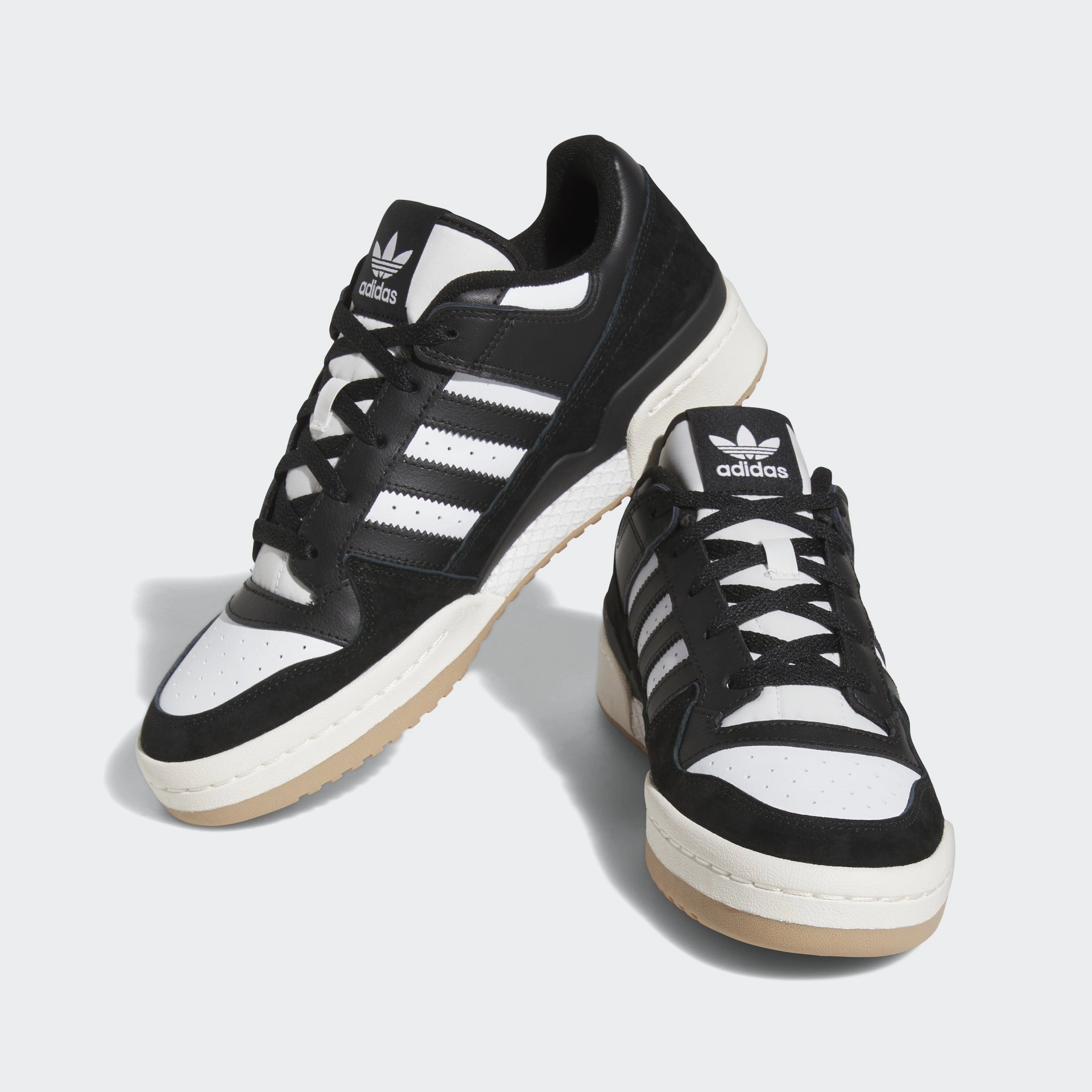 Men's adidas Originals Forum Low Classic Shoes Black Arsenal Adidas Shoes