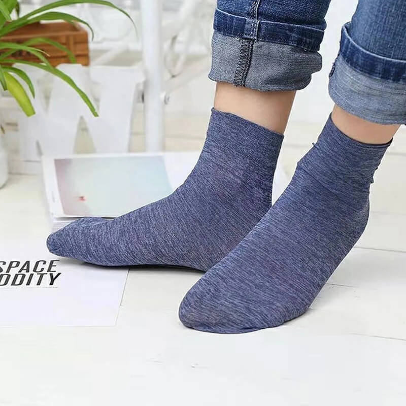 Men's Breathable Odorless Thin Stocks50% OFF Leather Pointed Toe Flat Shoes