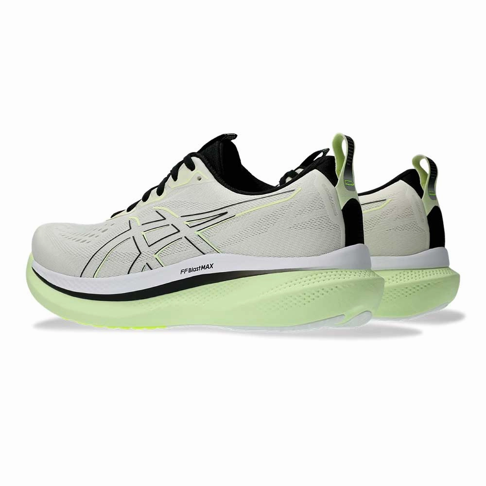 Cool Asics Shoes Men's GlideRide Max Running Shoe - Birch/Black - Regular (D)