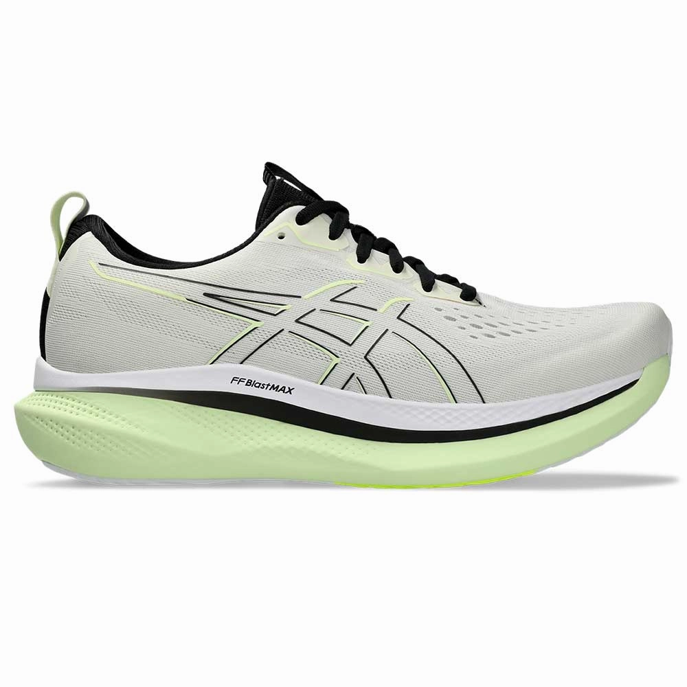 Asics Comfort Shoes Men's GlideRide Max Running Shoe - Birch/Black - Regular (D)