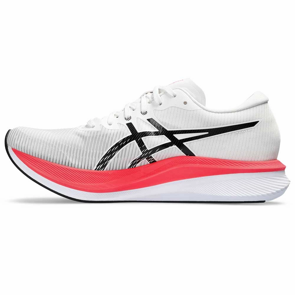 Men's Magic Speed 3 Running Shoe  - White/Black - Regular (D) Popular Asics Shoes