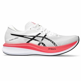 Men's Magic Speed 3 Running Shoe  - White/Black - Regular (D) Asics Cumulus Shoes