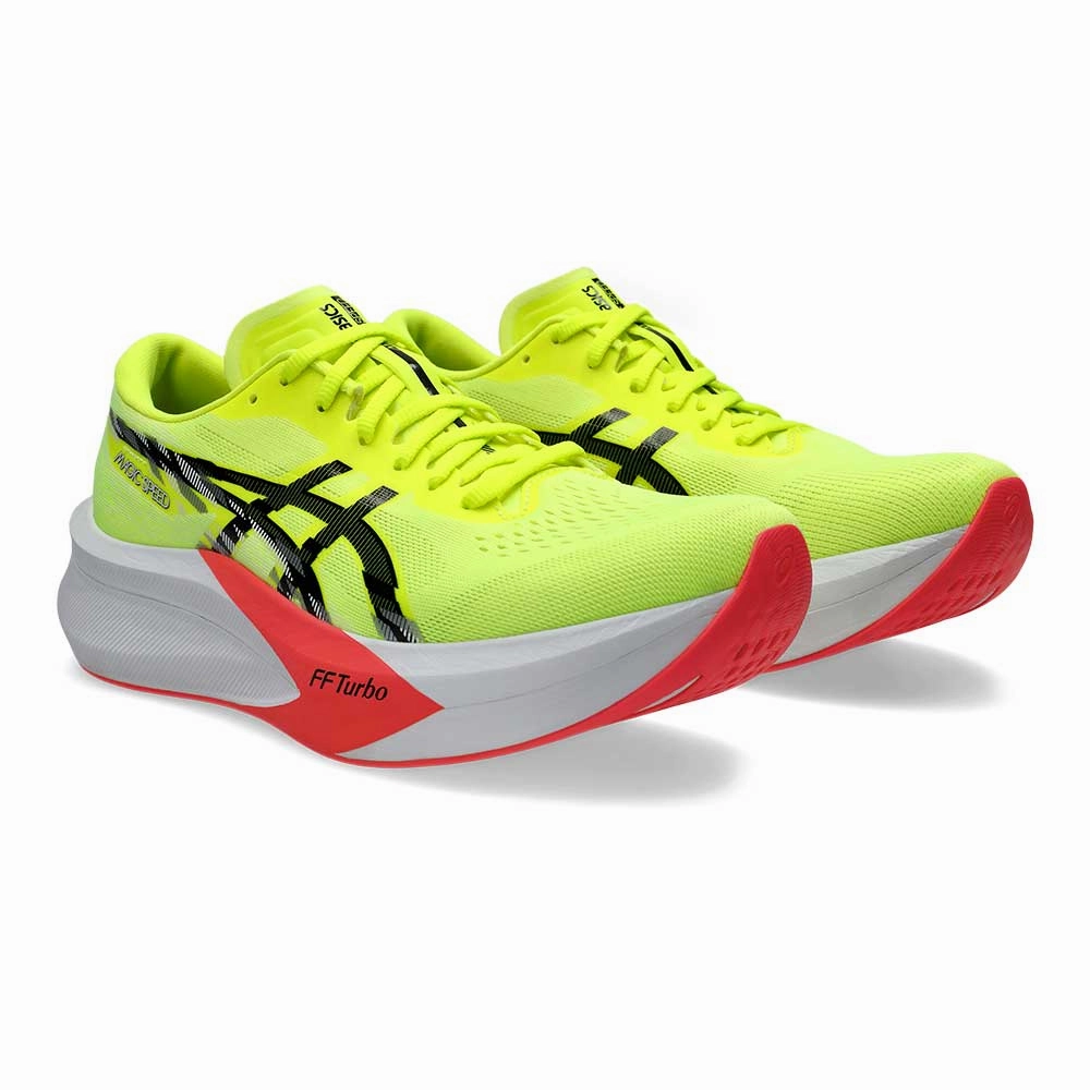 Men's Magic Speed 4 Running Shoe - Safety Yellow/Black - Regular (D) Asics Gel-excite Trail Running Shoes
