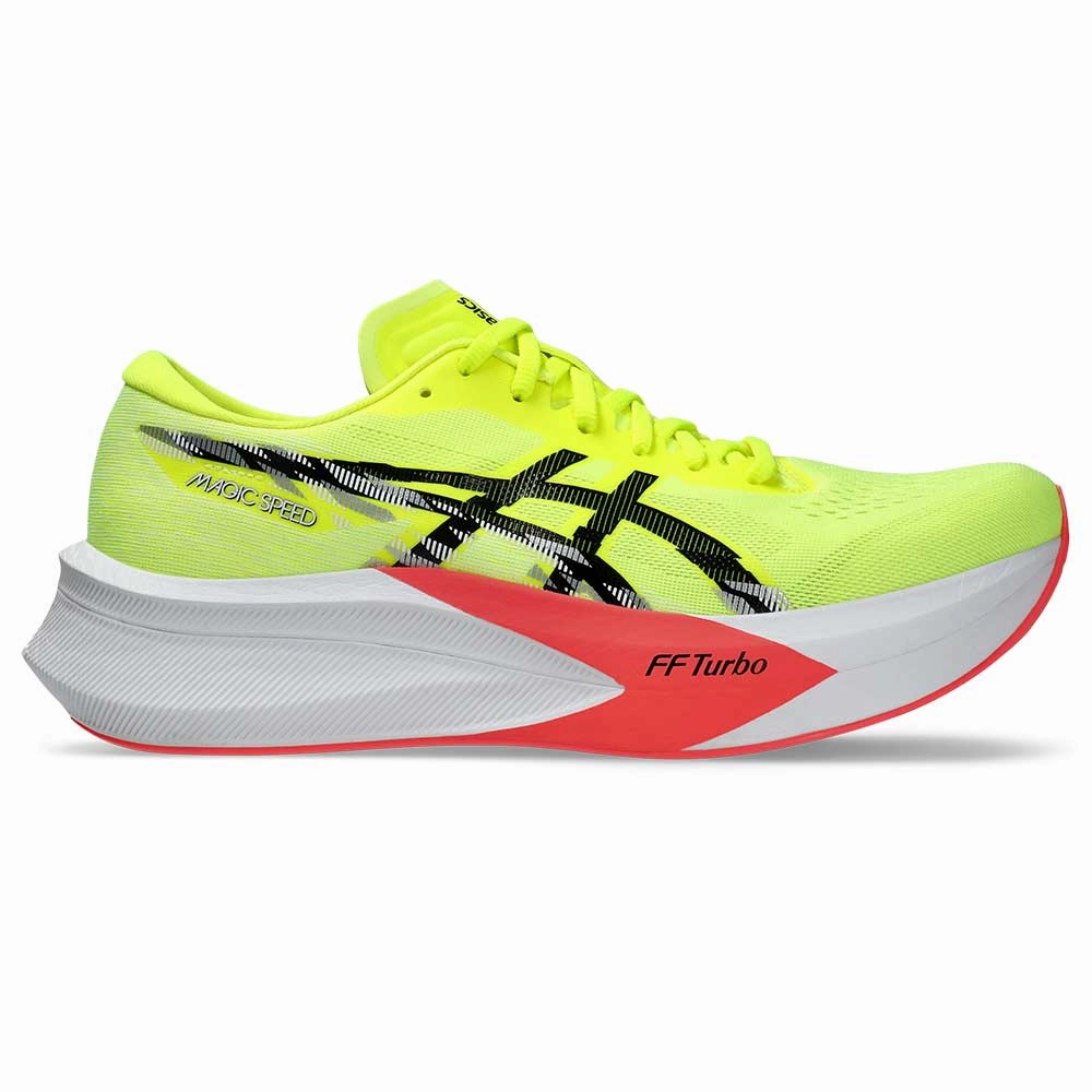 Asics Fashion Shoes Men's Magic Speed 4 Running Shoe - Safety Yellow/Black - Regular (D)